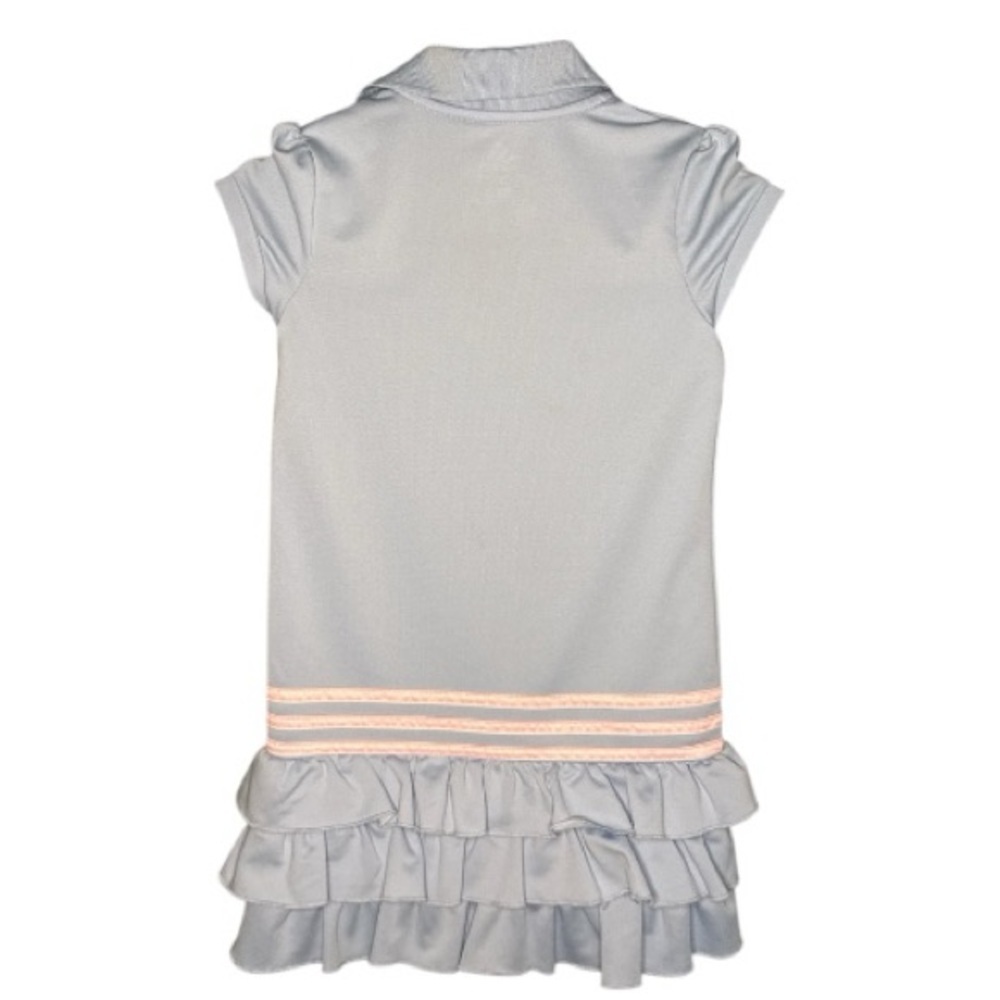 Adidas Sky Blue Polo Dress with Soft Pink Accents - Picture 3 of 6